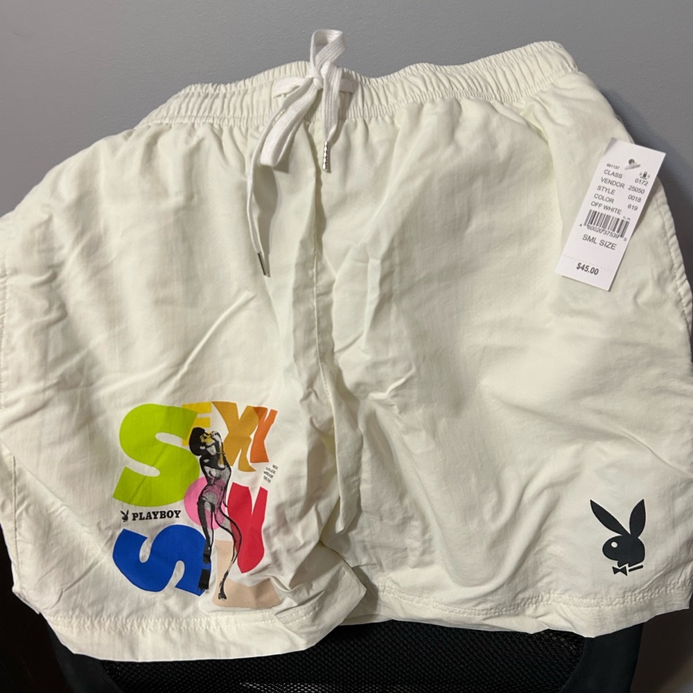Playboy swim trunks/ shorts (with tag)